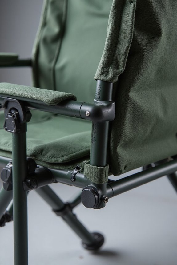 adjustable fishing chair features