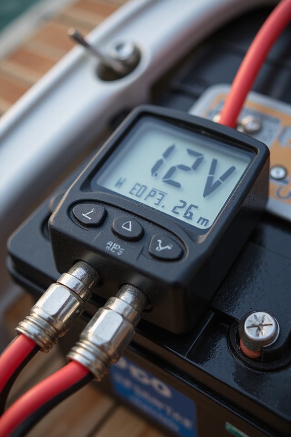 battery voltage charge levels