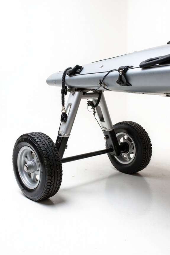 choosing kayak cart wheels