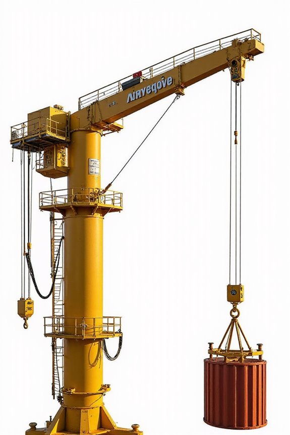 deck crane load capacities