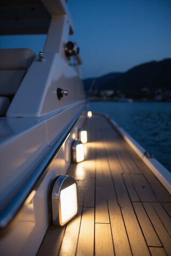 dimmable lights enhance boating
