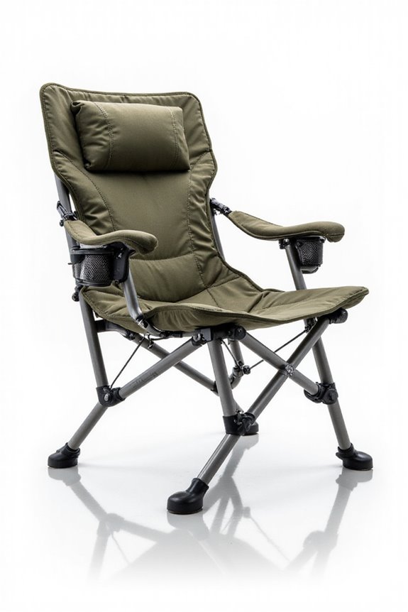 fishing chair comfort features