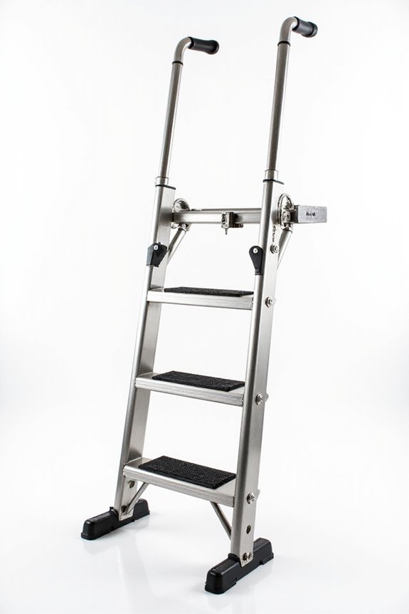 folding boat boarding ladders