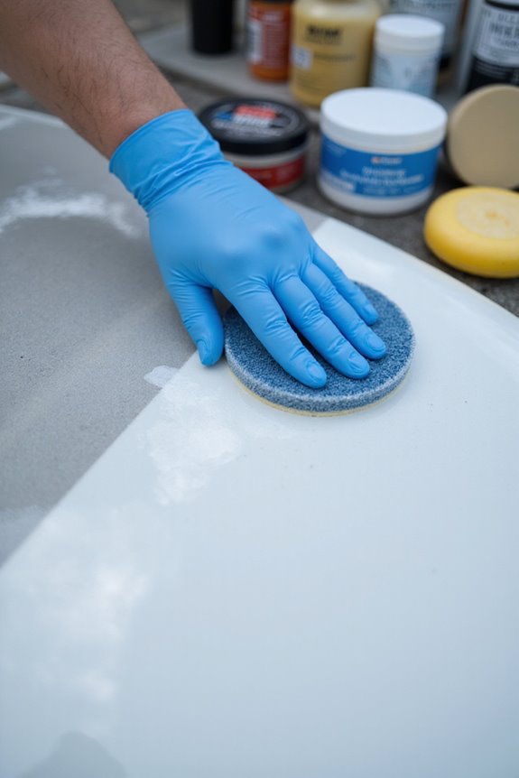 gel coat polishing process