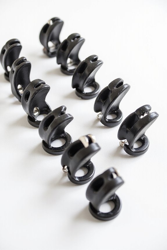 kayak paddle holder clips