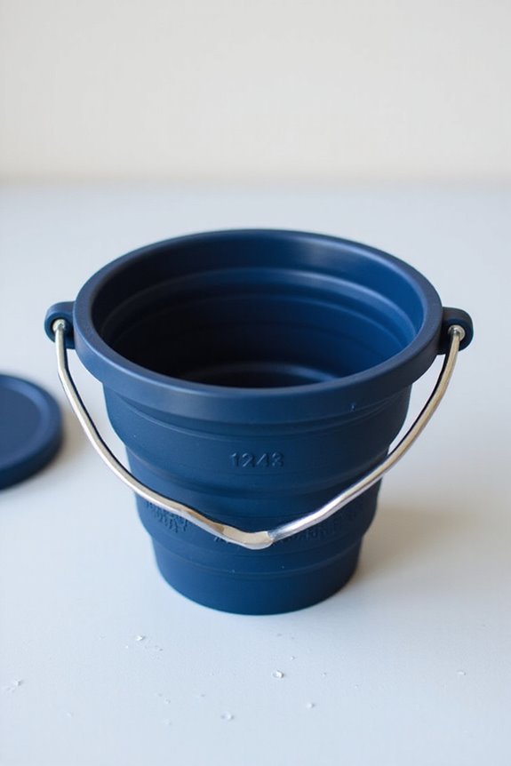 lightweight ergonomic collapsible buckets
