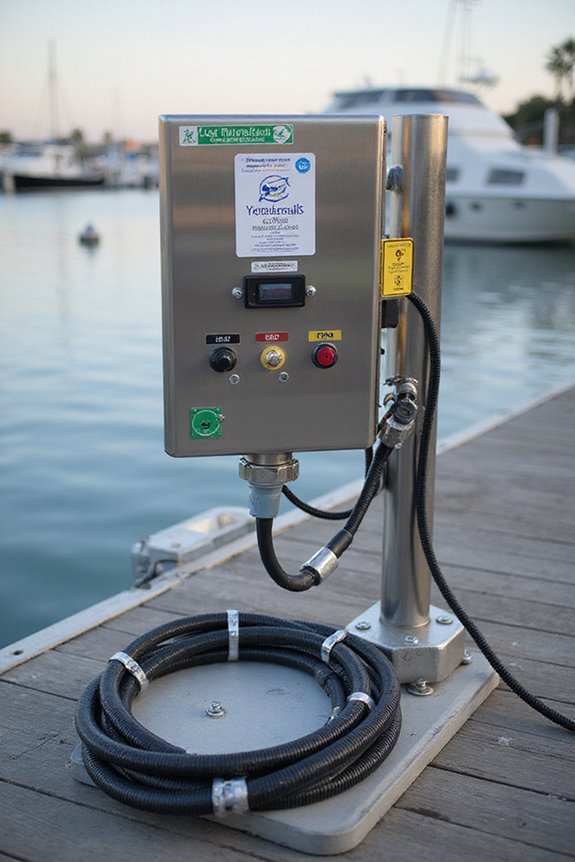 marina pump out service regulations