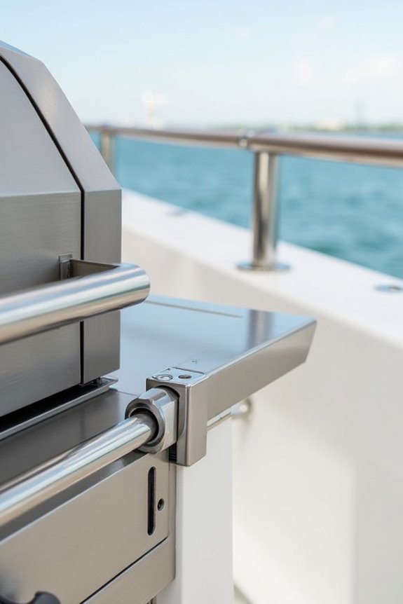 secure grill rail mounts