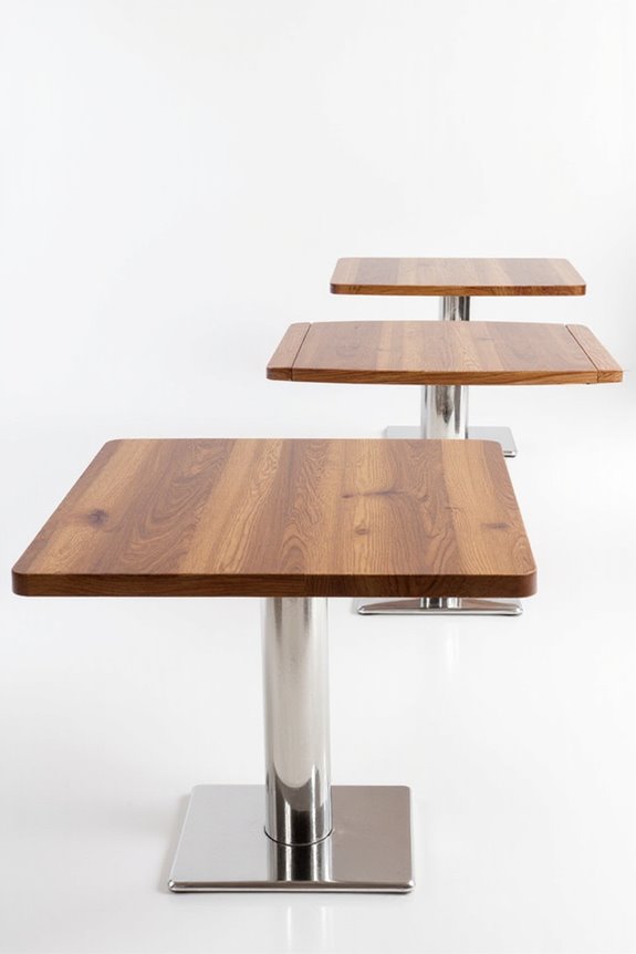 stylish dining yacht tables