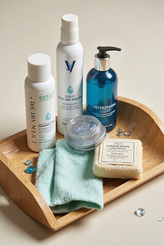 toiletries for boat living