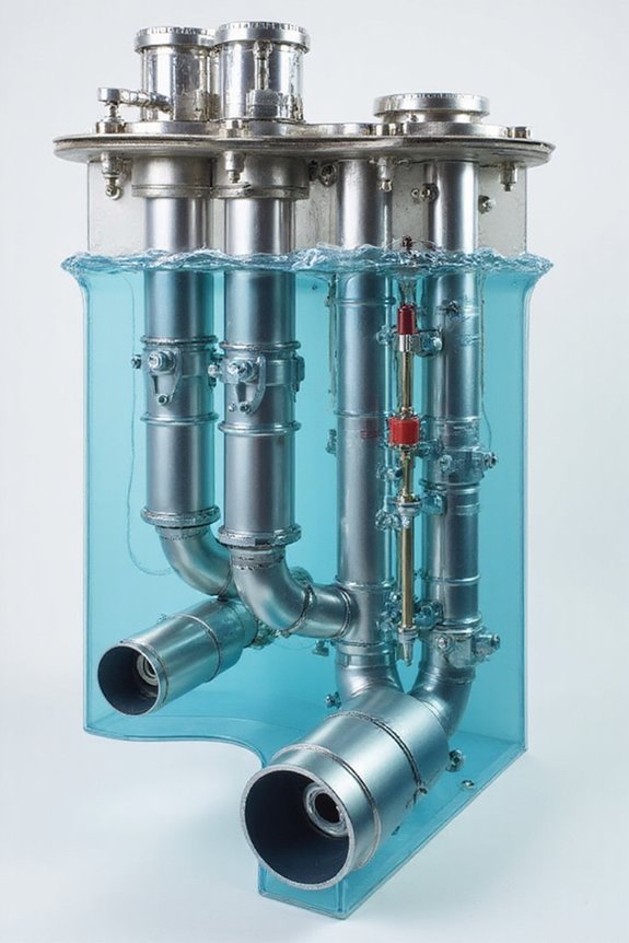 underwater exhaust system efficiency