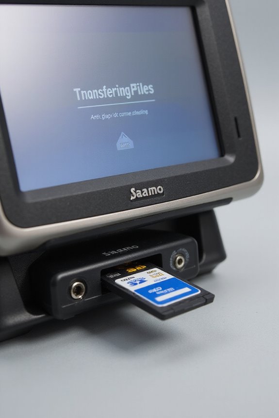 update chartplotter via sd card