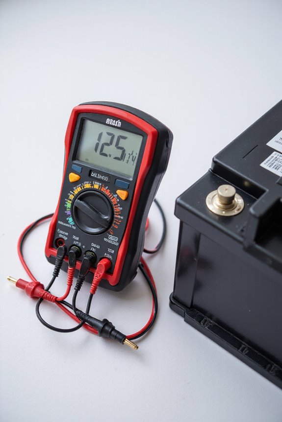 voltmeter assessment for batteries