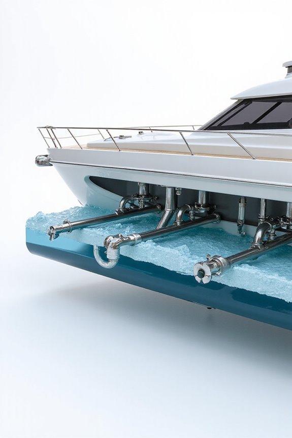 water movement stabilizes yachts