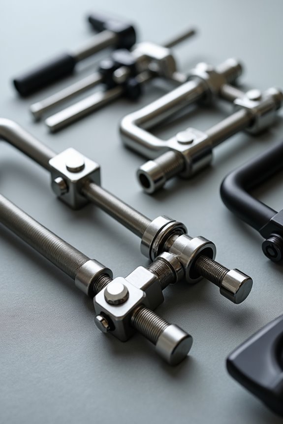 winch handle locking mechanisms