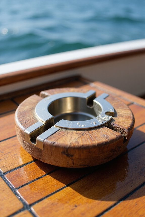 windproof ashtrays enhance boating safety