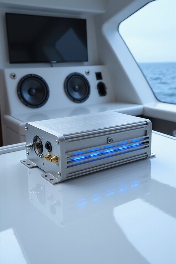 yacht amplifier power output