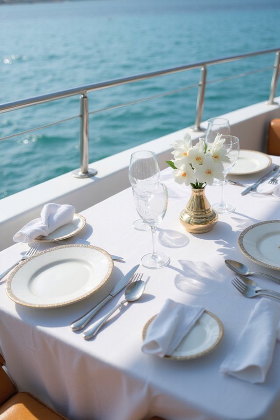 yacht dining elegance guide