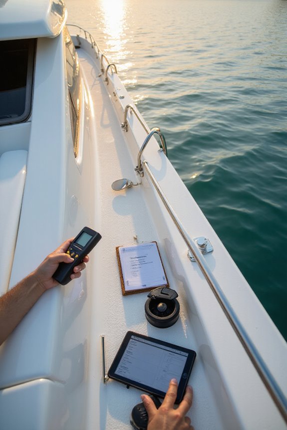 yacht survey pre purchase checklist
